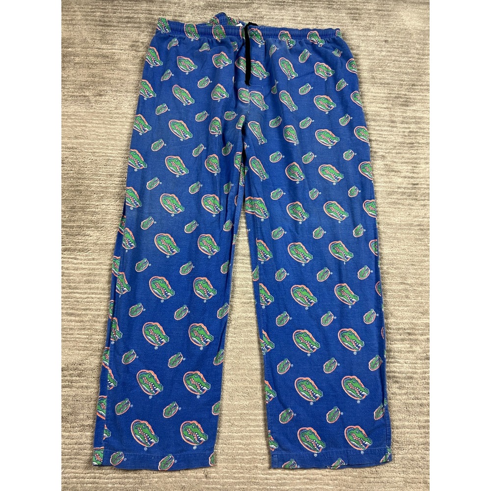 Sideline Apparel Pajama Pants Mens XL Blue Florida Gators NCAA Lounge Drawstring